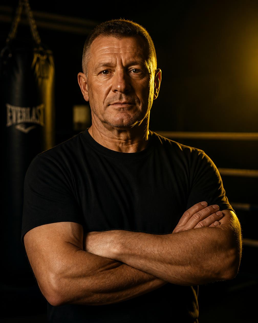André, trainer van Boksclub André in Lanaken
